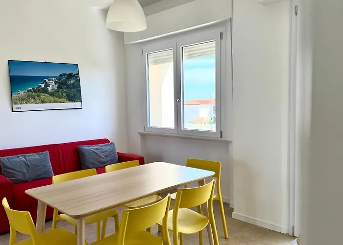 M026 - Marcelli, Nuovo Trilocale Con Terrazzo A 80 Metri Dal Mare Apartment Marcelli